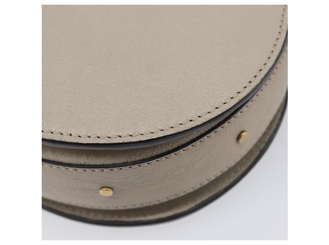 Chloé Chloe Pixy Hand Bag Leather 2way Beige Gold Auth BA16685A - Jerrillo - vista 13