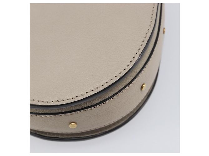 Chloé Chloe Pixy Hand Bag Leather 2way Beige Gold Auth BA16685A - Jerrillo - vista 14