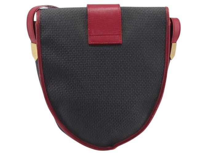 Autre Marque Saint Laurent Shoulder Bag PVC Canvas Black Gold Auth 211878 - Jerrillo - vista 3