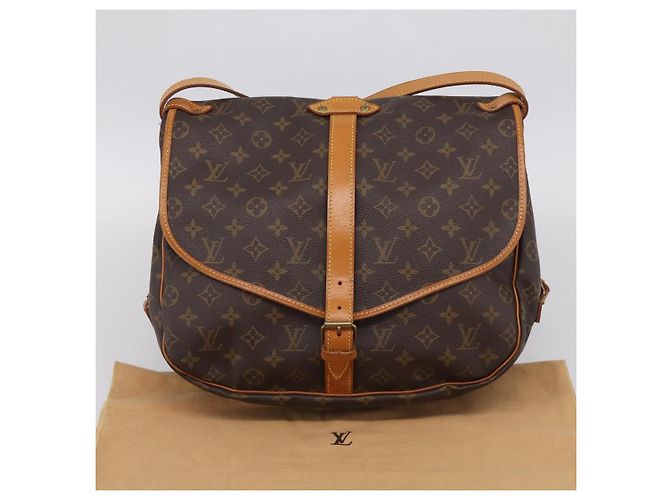 LOUIS VUITTON Monogram Saumur 35 Shoulder Bag M42254 LV Auth 207125V - Jerrillo - vista 12