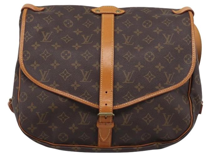 LOUIS VUITTON Monogram Saumur 35 Shoulder Bag M42254 LV Auth 207125V - Jerrillo - vista 13