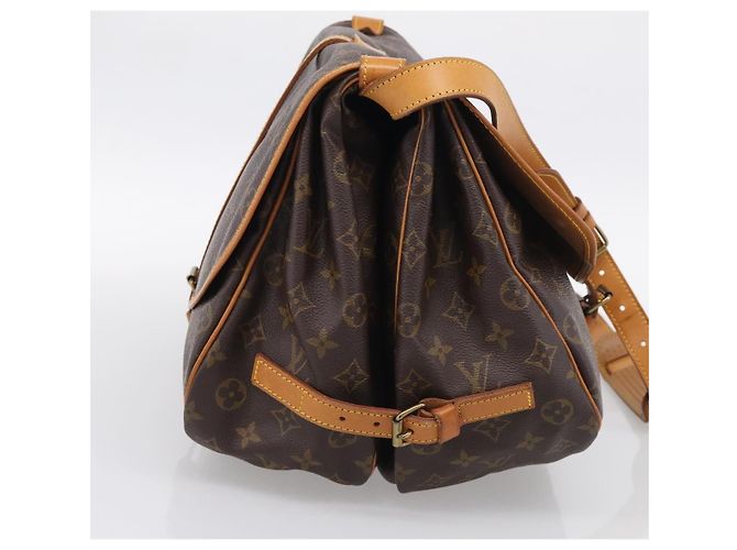 LOUIS VUITTON Monogram Saumur 35 Shoulder Bag M42254 LV Auth 207125V - Jerrillo - vista 3