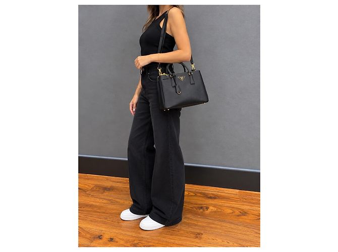 Prada Saffiano Double Zip Shopper Bag - Ansicht 10