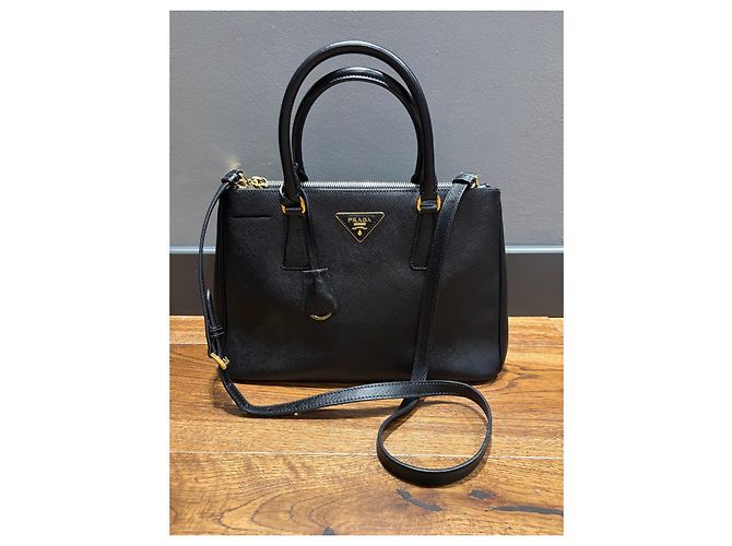 Prada Saffiano Double Zip Shopper Bag - Ansicht 11