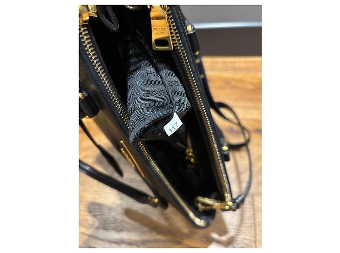 Prada Saffiano Double Zip Shopper Bag - Ansicht 4