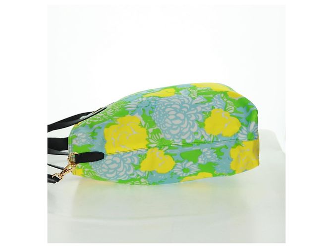 Borsa Prada Floreal Tote Printed Tessuto Large - vista 4