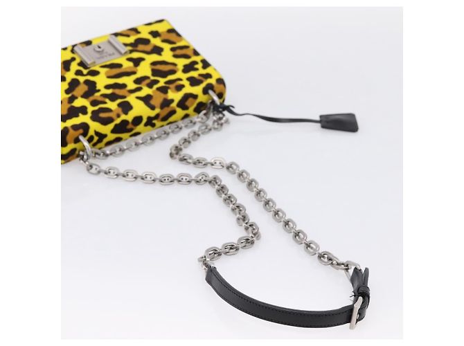 Prada Chain Flap Leather with Pony Hair Medium - vista 7