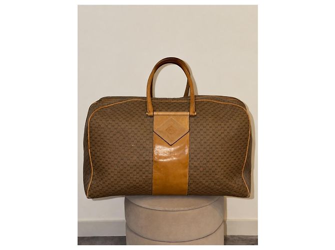 Gucci vintage borsone da viaggio Micro GG - vista 2
