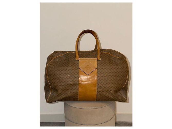 Gucci vintage borsone da viaggio Micro GG - vista 3