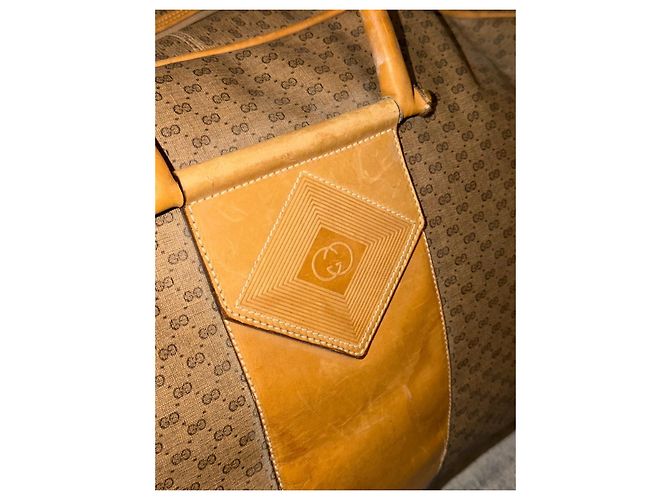 Gucci vintage borsone da viaggio Micro GG - vista 5