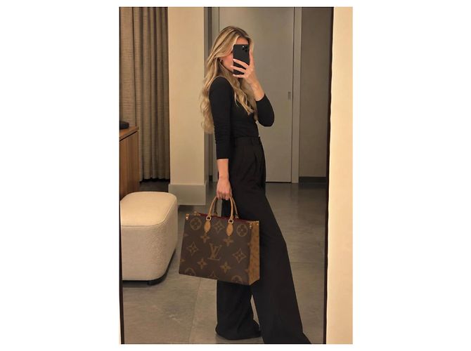 Louis Vuitton Onthego GM Monogram Giant Reverse - vista 14