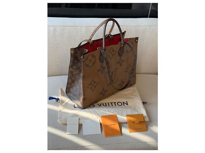 Louis Vuitton Onthego GM Monogram Giant Reverse - vista 3