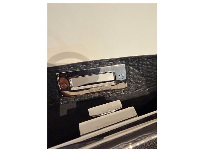 Fendi Peekaboo ISeeU Medium Selleria grigio - vista 12