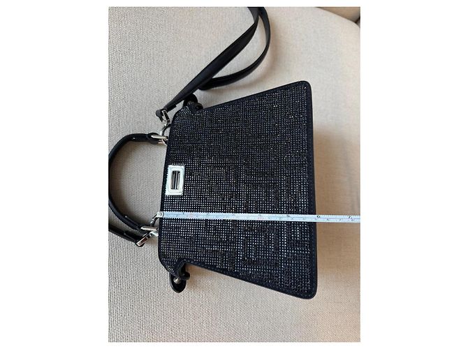 Fendi Peekaboo ISeeU Petite nera con cristalli - vista 19