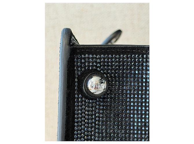 Fendi Peekaboo ISeeU Petite nera con cristalli - vista 4