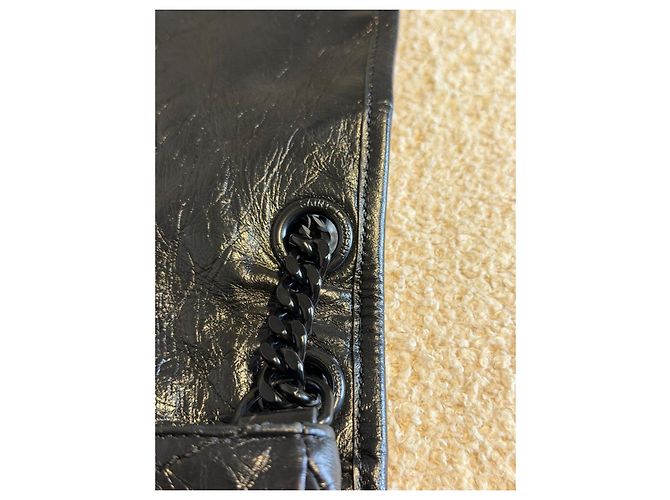 Saint Laurent Niki borsa matelassé con catena nera - vista 11