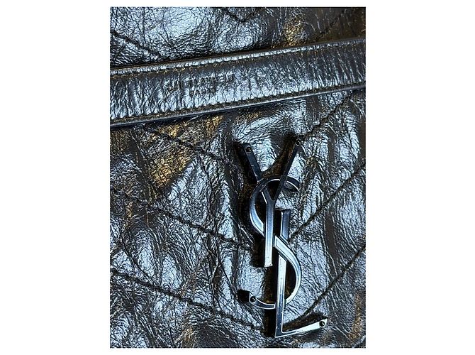Saint Laurent Niki borsa matelassé con catena nera - vista 15