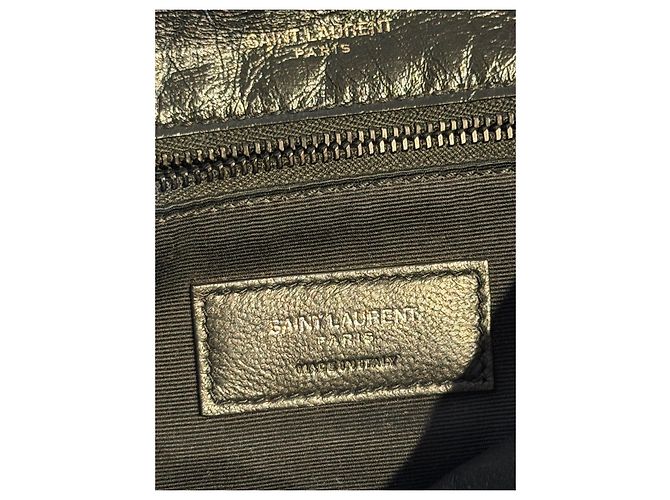 Saint Laurent Niki borsa matelassé con catena nera - vista 17