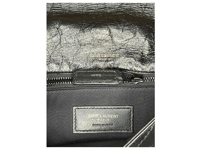 Saint Laurent Niki borsa matelassé con catena nera - vista 3