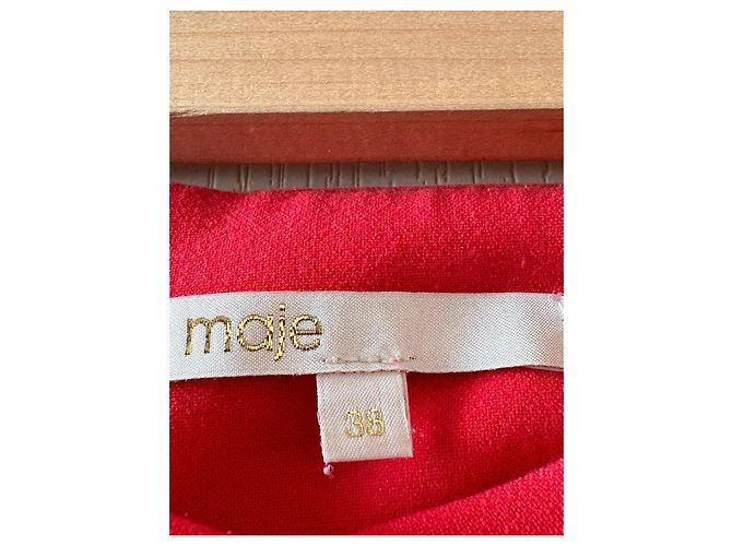 Falda Maje Fasier coral drapeada M colección 2014 - vista 2
