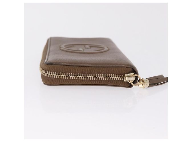 Gucci Soho Double Zip Around Leather Long - vista 4