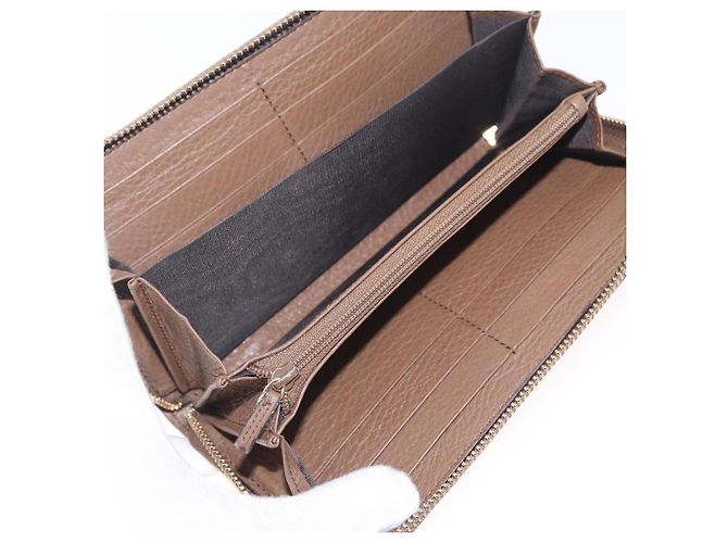 Gucci Soho Double Zip Around Leather Long - vista 5