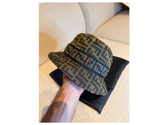 Fendi cappello a tesa corta con motivo FF - vista 10