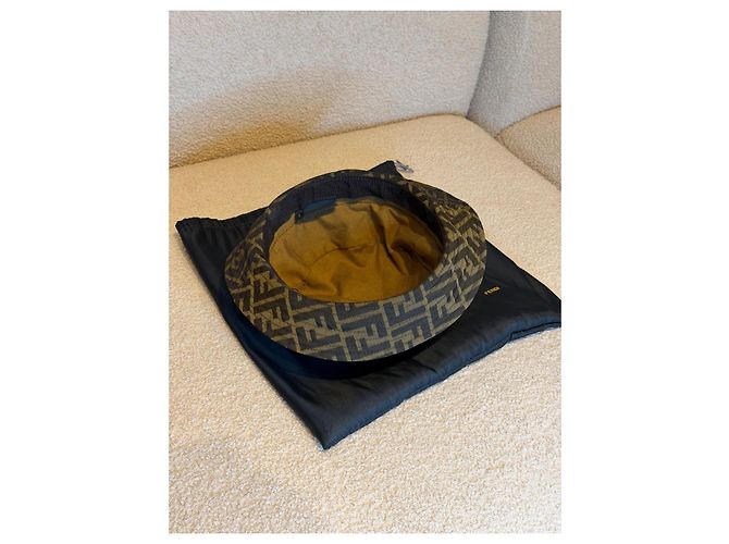 Fendi cappello a tesa corta con motivo FF - vista 3