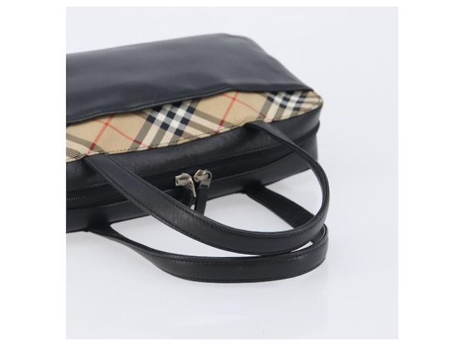 Burberry Nova Check in pelle e nylon - vista 7