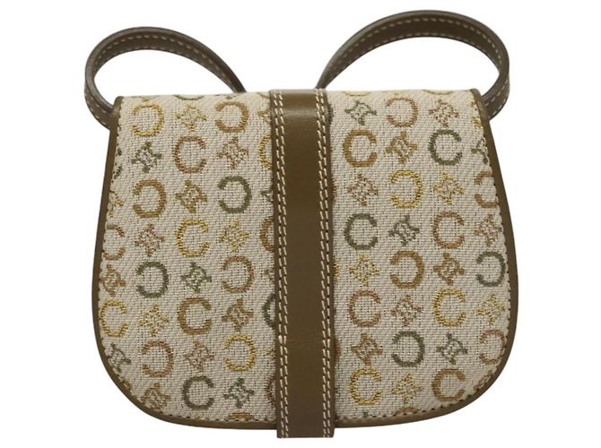Céline Celine Vintage Schultertasche Canvas - Ansicht 2