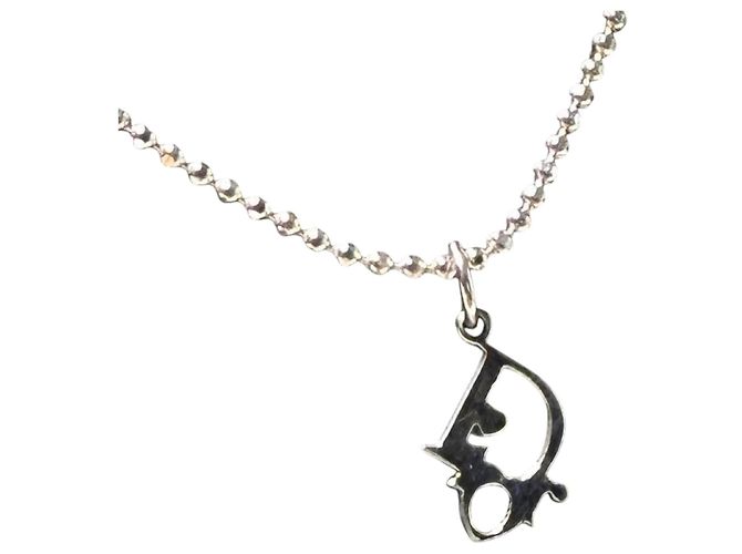 Christian Dior Herz-Logo Silberkette - Ansicht 2