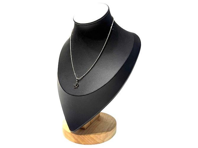 Christian Dior Herz-Logo Silberkette - Ansicht 6
