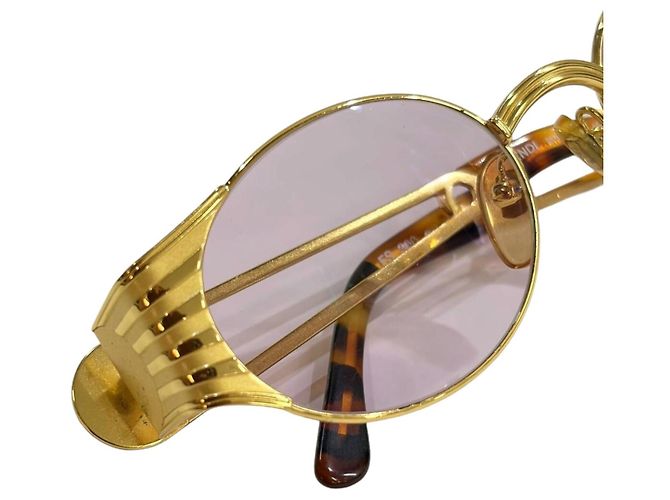 Fendi Gafas de sol FS300 Gold Logo - vista 4
