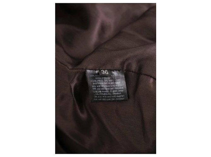 Barbara Bui Lederjacke Khaki - Ansicht 6