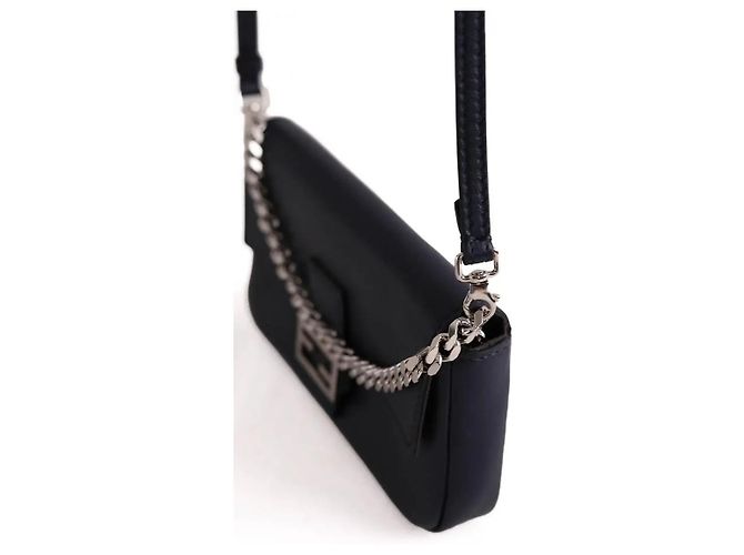 Fendi Mini bolso Micro Baguette azul - vista 4