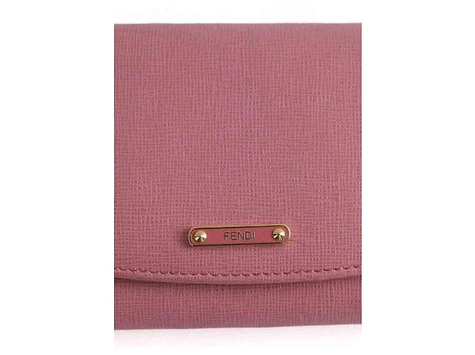 Fendi Geldbörse aus Leder rosa - Ansicht 2