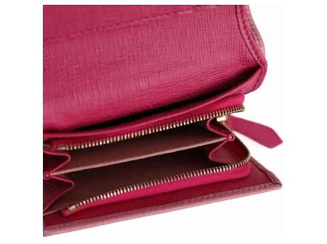 Fendi Geldbörse aus Leder rosa - Ansicht 5