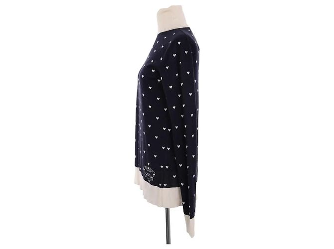 Hermès Kaschmirpullover in Blau - Ansicht 3