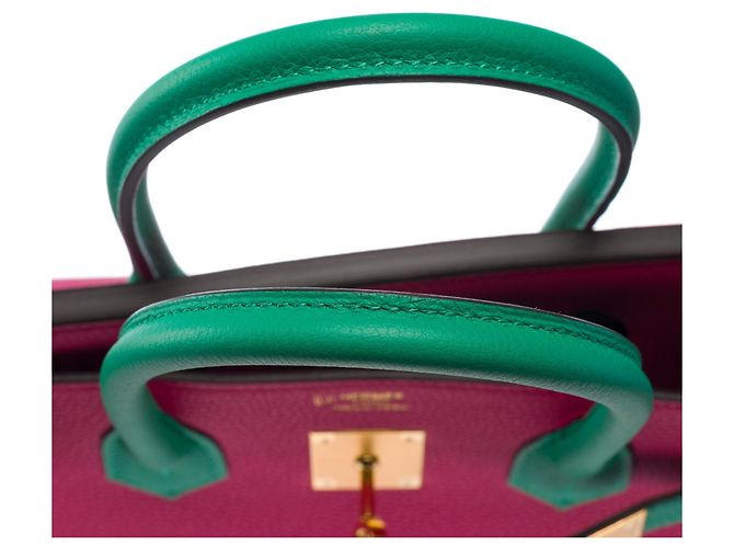 Hermès Borsa HERMES Birkin 30 in Pelle Rosa - 104079 - vista 10