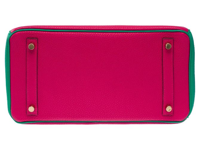 Hermès Borsa HERMES Birkin 30 in Pelle Rosa - 104079 - vista 11