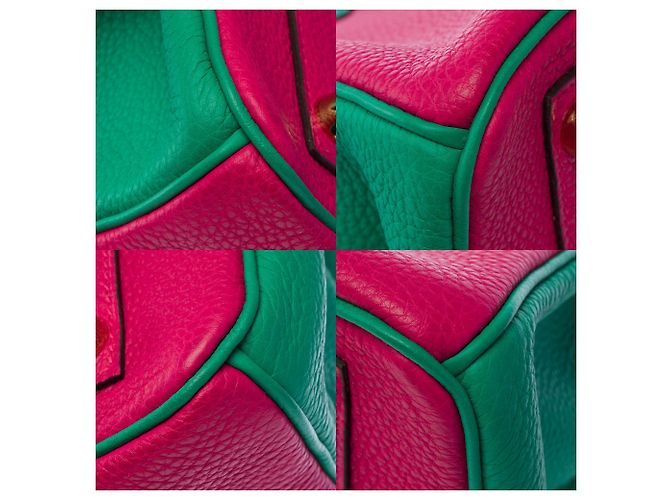 Hermès Borsa HERMES Birkin 30 in Pelle Rosa - 104079 - vista 12