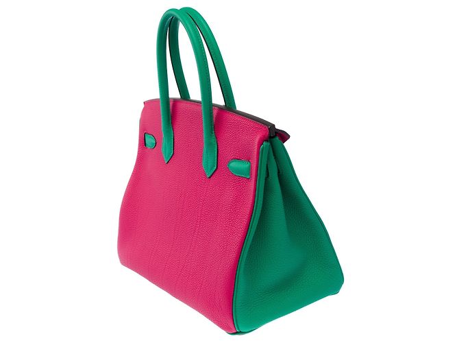 Hermès Borsa HERMES Birkin 30 in Pelle Rosa - 104079 - vista 2