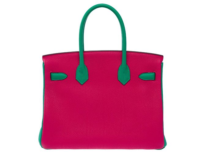 Hermès Borsa HERMES Birkin 30 in Pelle Rosa - 104079 - vista 5