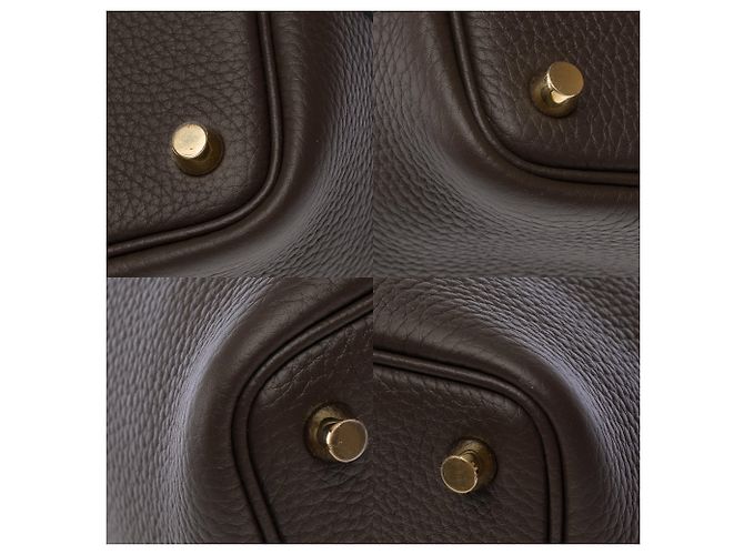 Hermès Borsa HERMES Picotin in Pelle Marrone - 104080 - vista 12