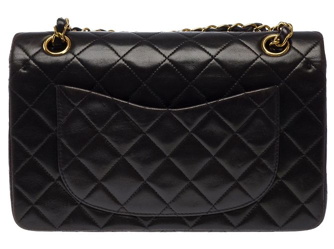 Sac CHANEL Timeless/Classique en Cuir Marron - 104056 - vue 5