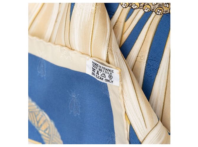Foulard di seta Hermès Amours Marrone 90 Scarves - vista 5