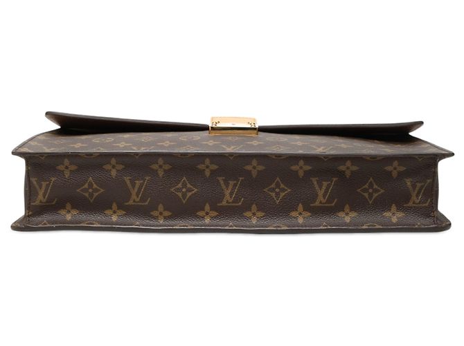 Borsa da lavoro Louis Vuitton Monogram Serviette Conseiller Marrone - vista 3
