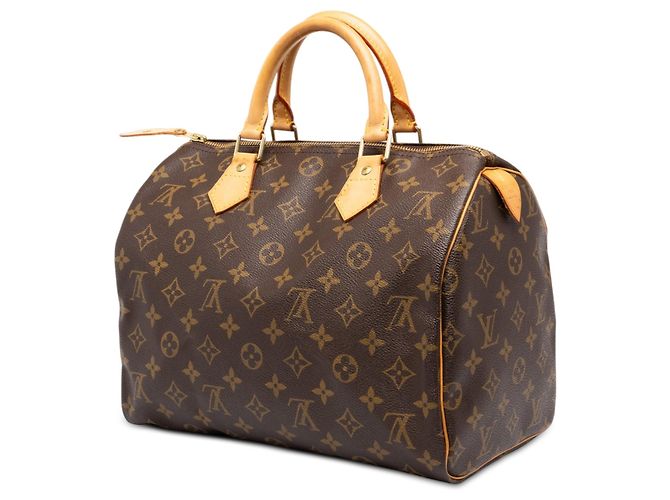 Borsa Boston Louis Vuitton Monogram Speedy 30 Marrone - vista 2