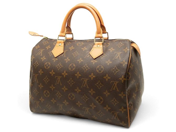 Borsa Boston Louis Vuitton Monogram Speedy 30 Marrone - vista 2