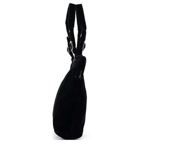 Prada Velluto Frame Bag aus schwarzem Samt - Ansicht 2